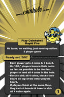 Official Rapid Fire Coinhole® Tabletop Game Set