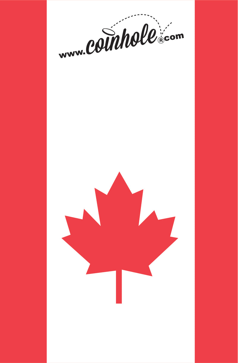 Canada Flag Coinhole® Tabletop Game Set