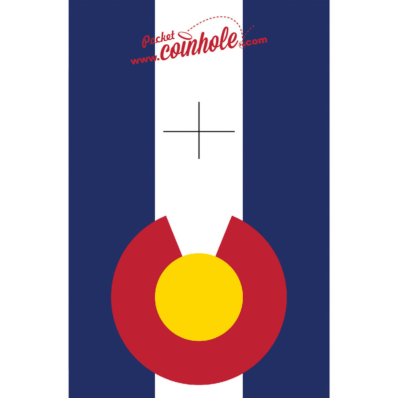 Colorado State Flag Coinhole®