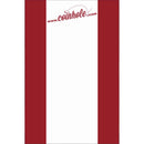 Crimson and White Stripe Coinhole®