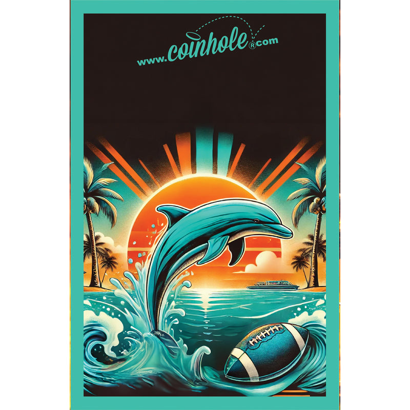 Dolphin Football Coinhole®