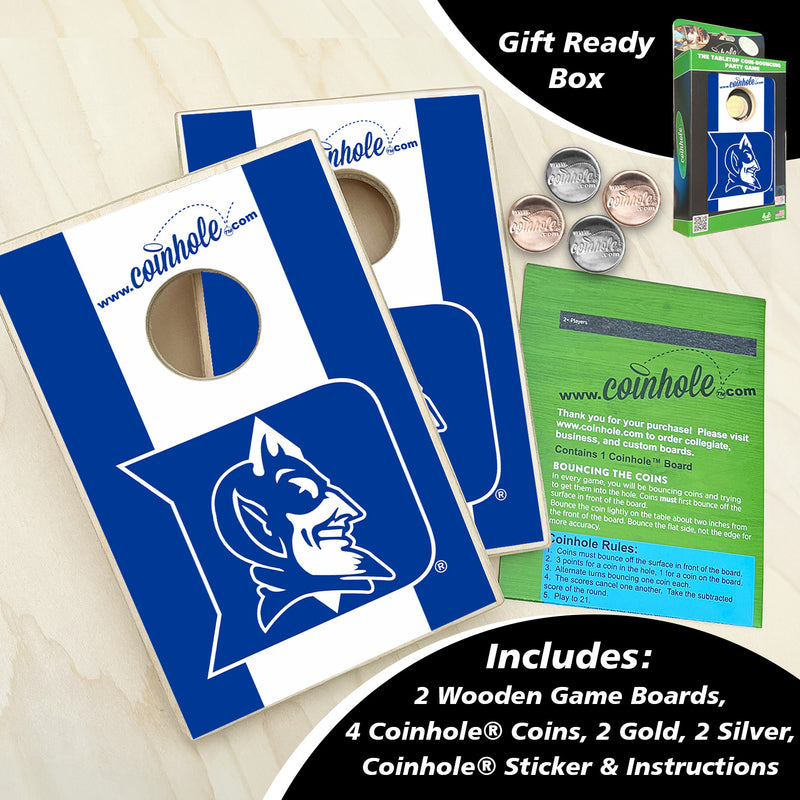 Duke University Coinhole® Tabletop Game Set