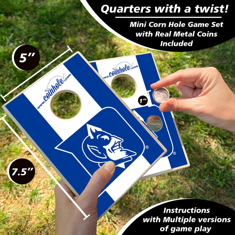 Duke University Coinhole® Tabletop Game Set