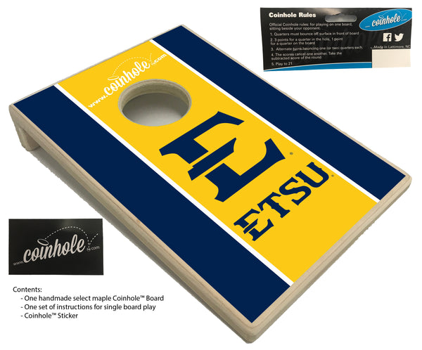 East Tennessee State University Coinhole™ Board