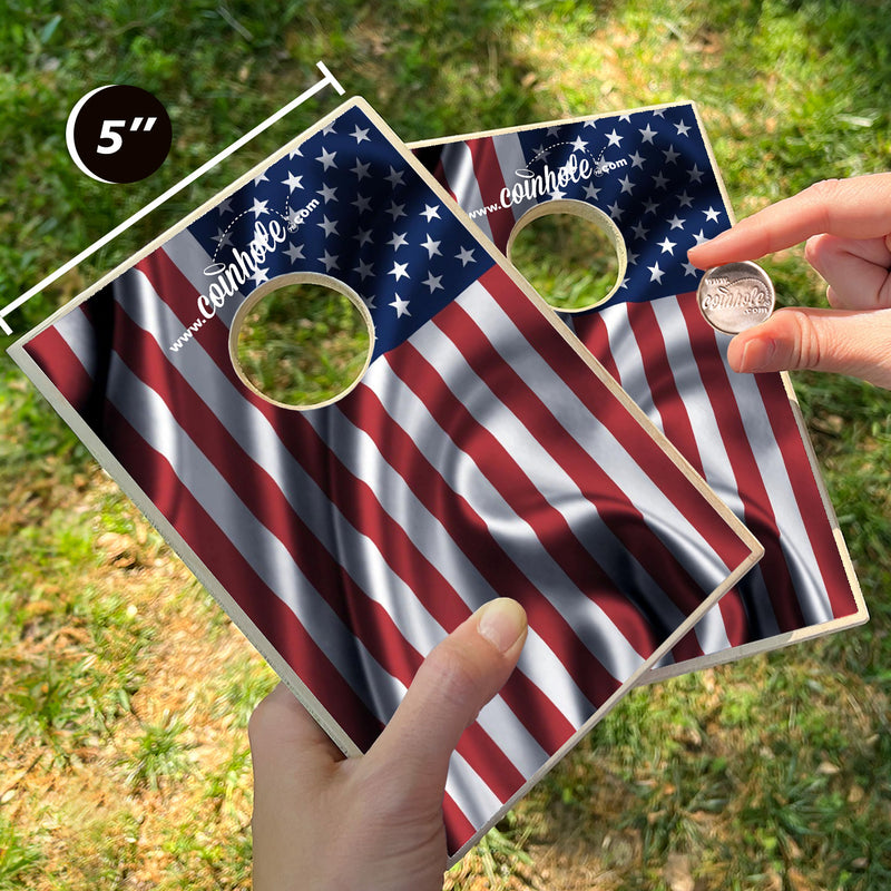 American Flag Coinhole® Tabletop Game Set