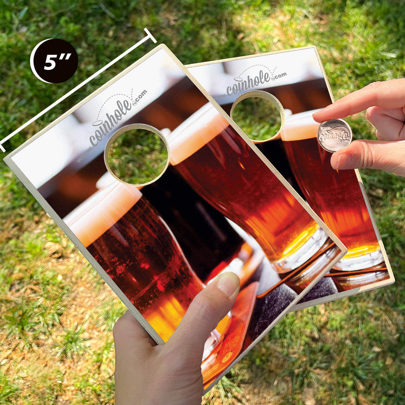 Beer Inspired Coinhole® Tabletop Game Set