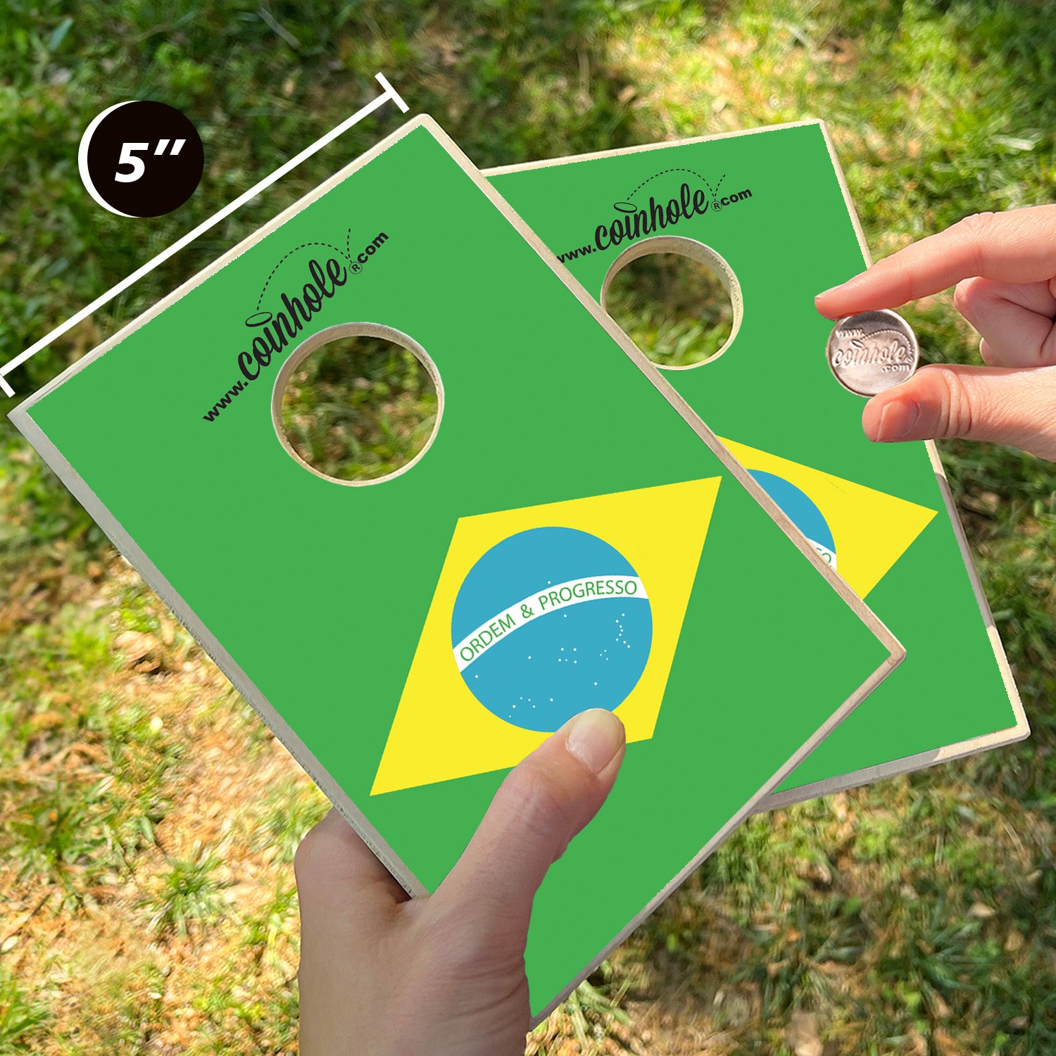Brazil Flag Coinhole®