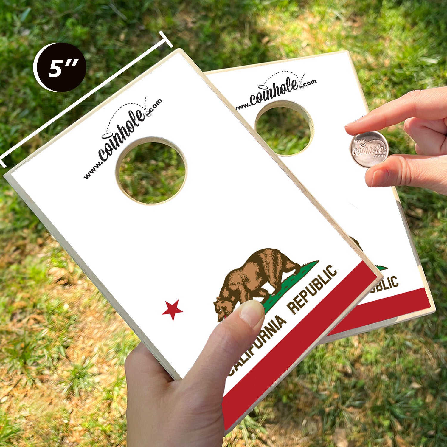 California State Flag Coinhole®