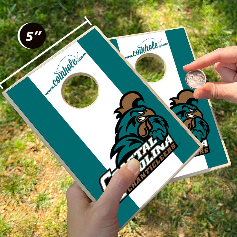 Coastal Carolina University Coinhole® Tabletop Game Set