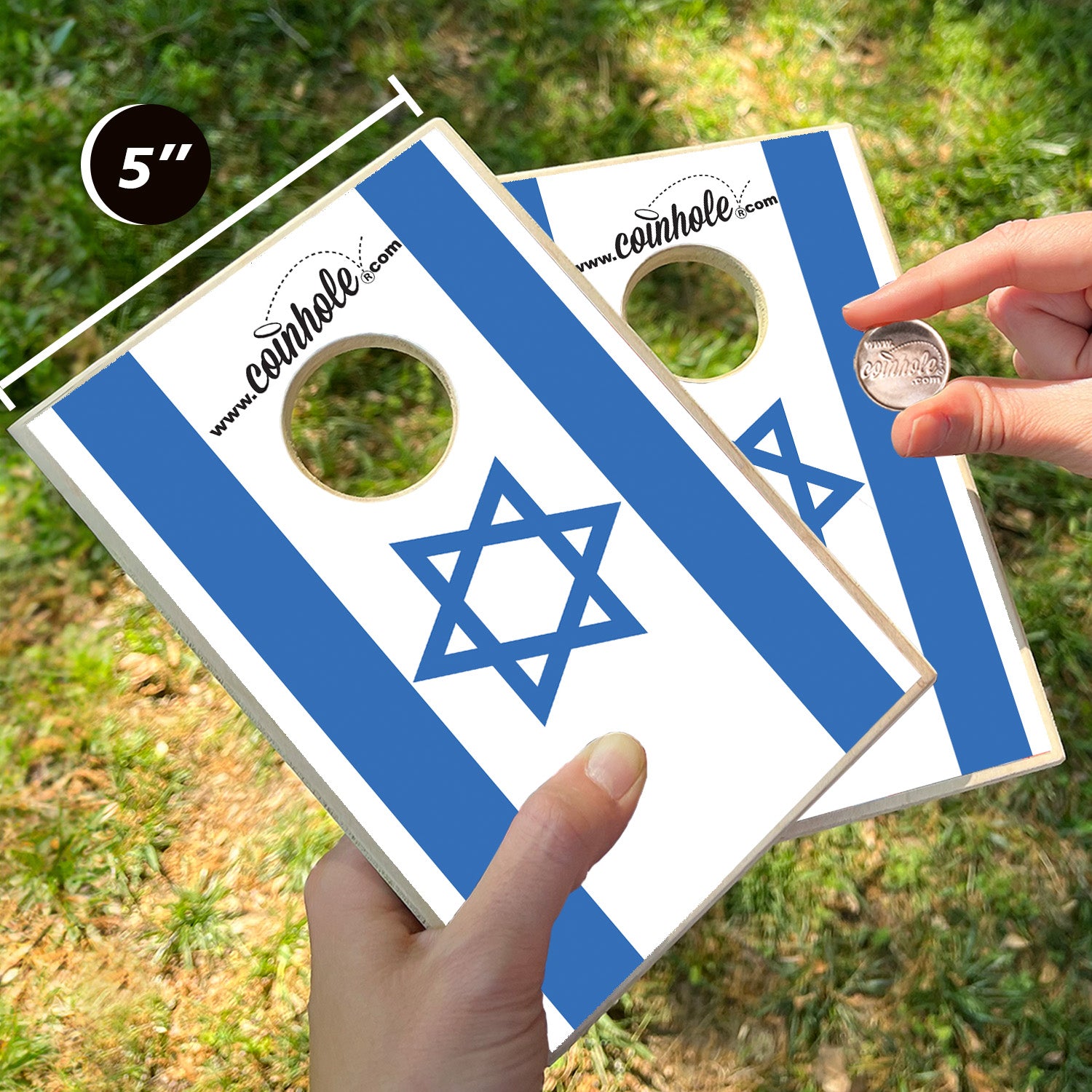 Israel Flag Coinhole®