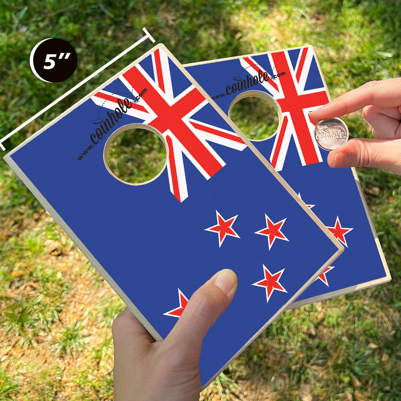 New Zealand Flag Coinhole® Tabletop Game Set