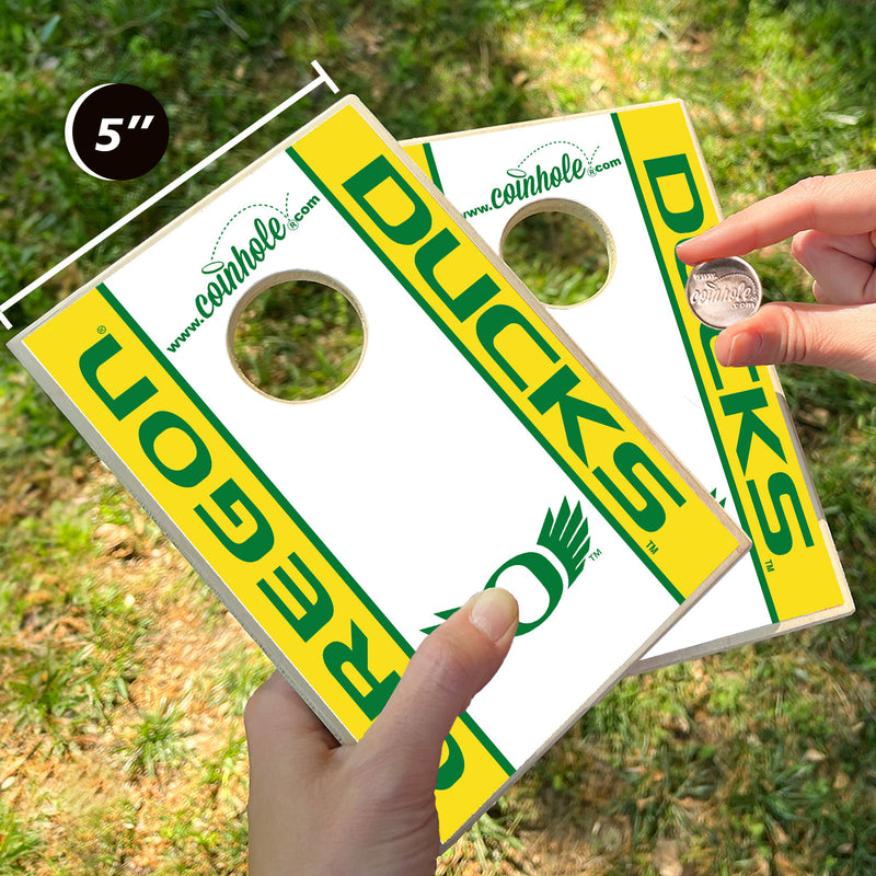 University of Oregon Ducks Coinhole® Tabletop Game Set