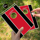 Red and Black Stripe Coinhole®