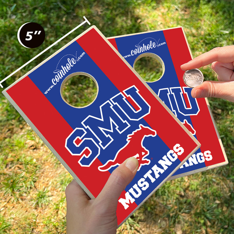 Southern Methodist University Coinhole® Tabletop Game Set