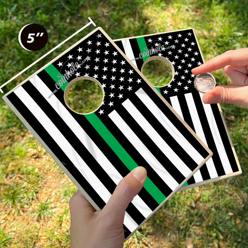 Thin Green Line Coinhole® Tabletop Game Set