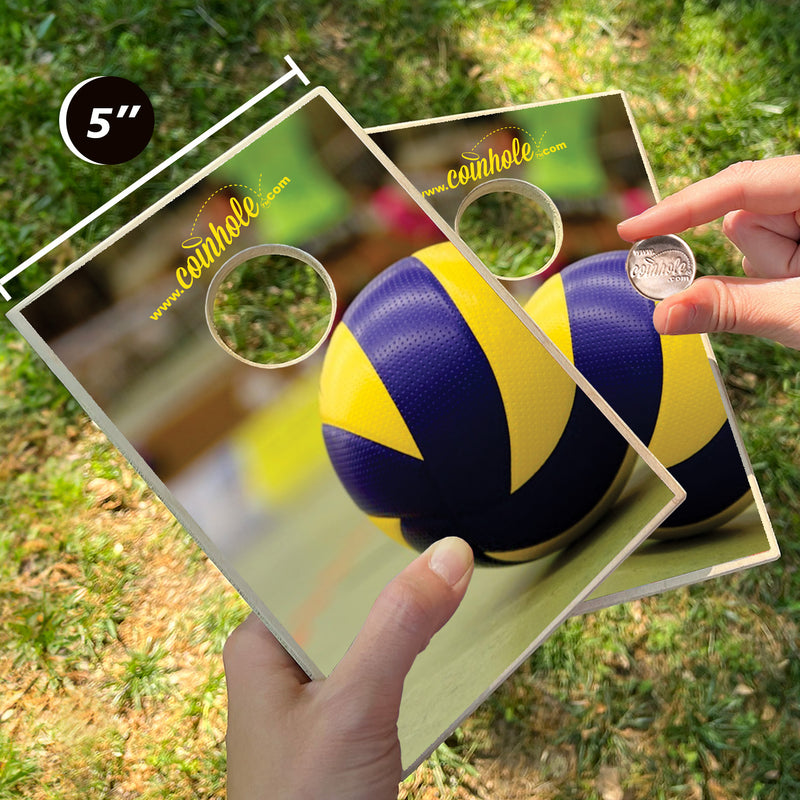 Volleyball Coinhole® Tabletop Game Set
