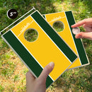 Green and Yellow Stripe Coinhole®