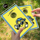 Coinhole® Official Carl Coin Mascot Yellow - Tabletop Game Set (Closeout)