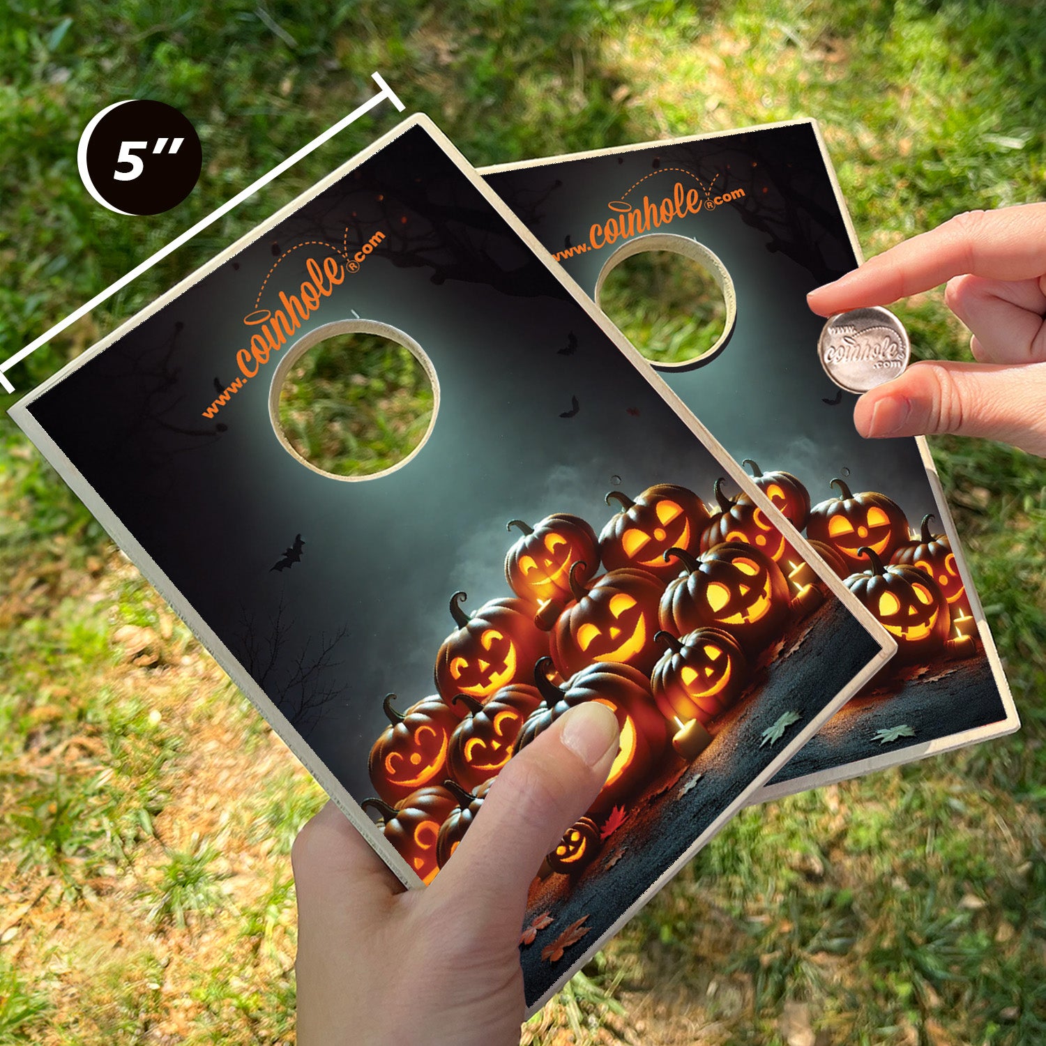 Jack-O-Lantern Coinhole®