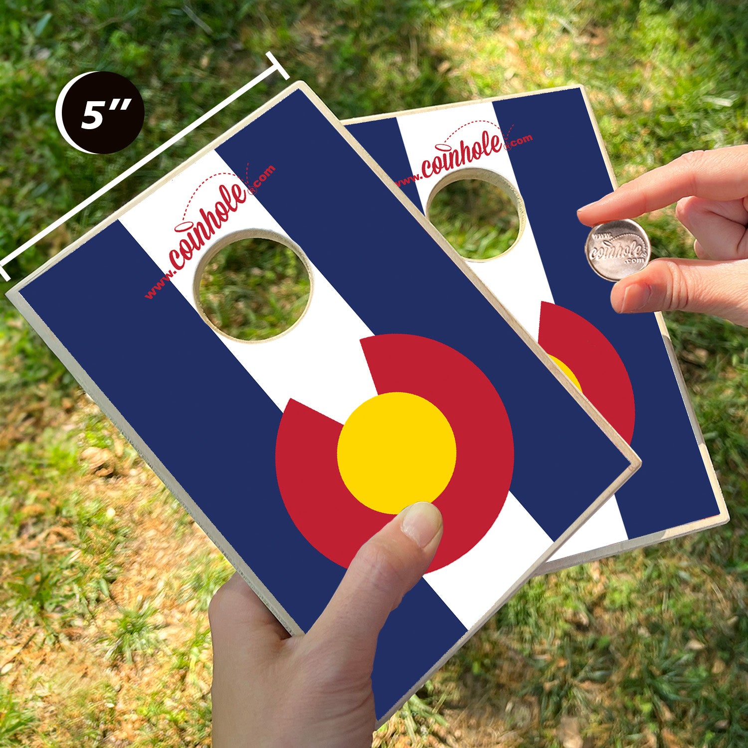 Colorado State Flag Coinhole®