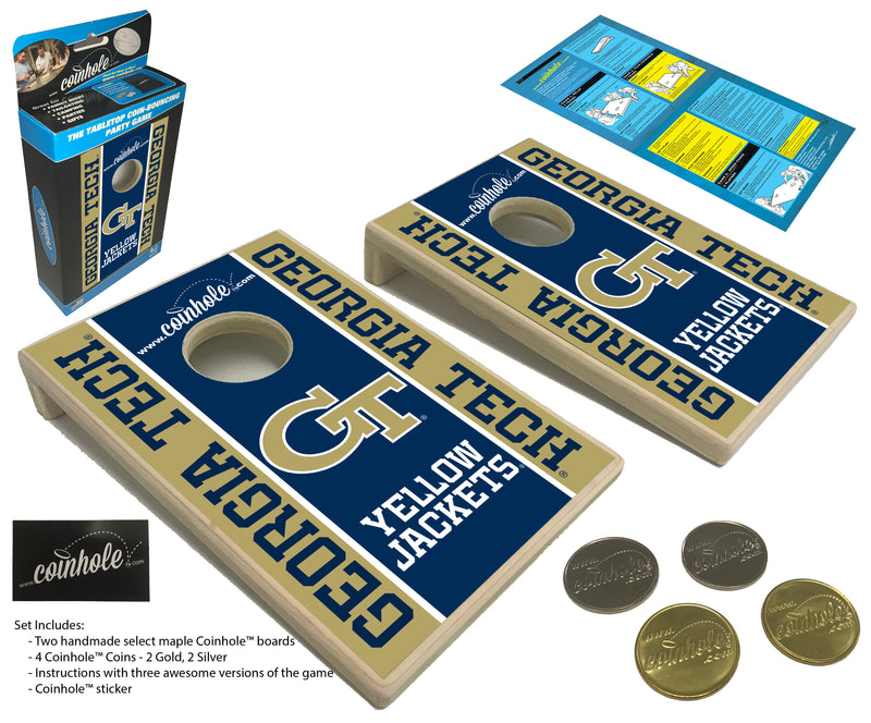 Georgia Tech Coinhole® Tabletop Game Set