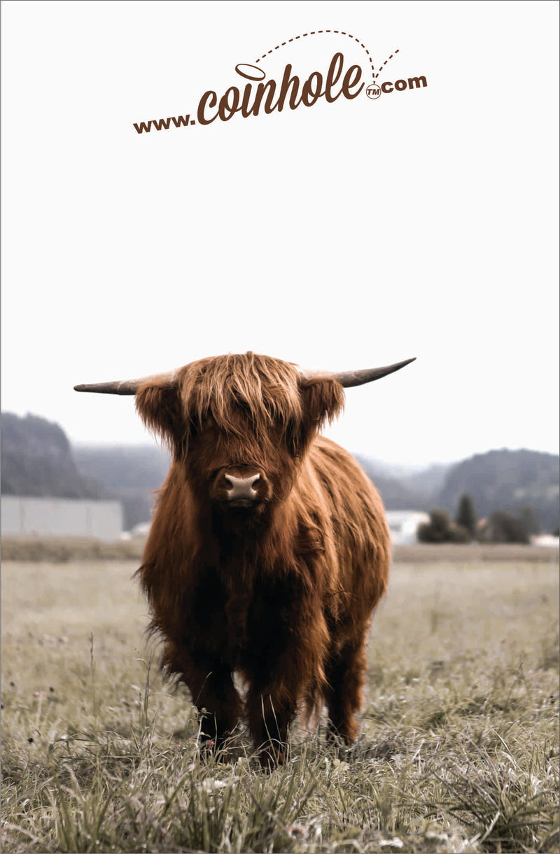 Highland Cow Coinhole® Tabletop Game Set