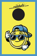 Coinhole® Official Carl Coin Mascot Yellow - Tabletop Game Set (Closeout)