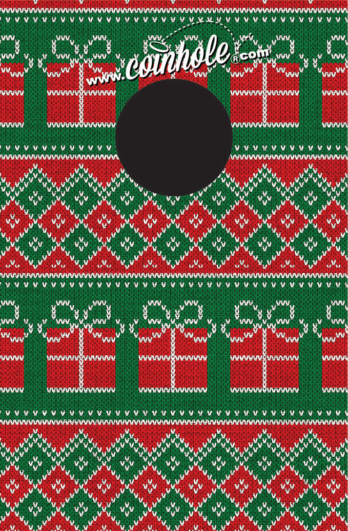 Christmas Sweater Coinhole® Tabletop Game Set