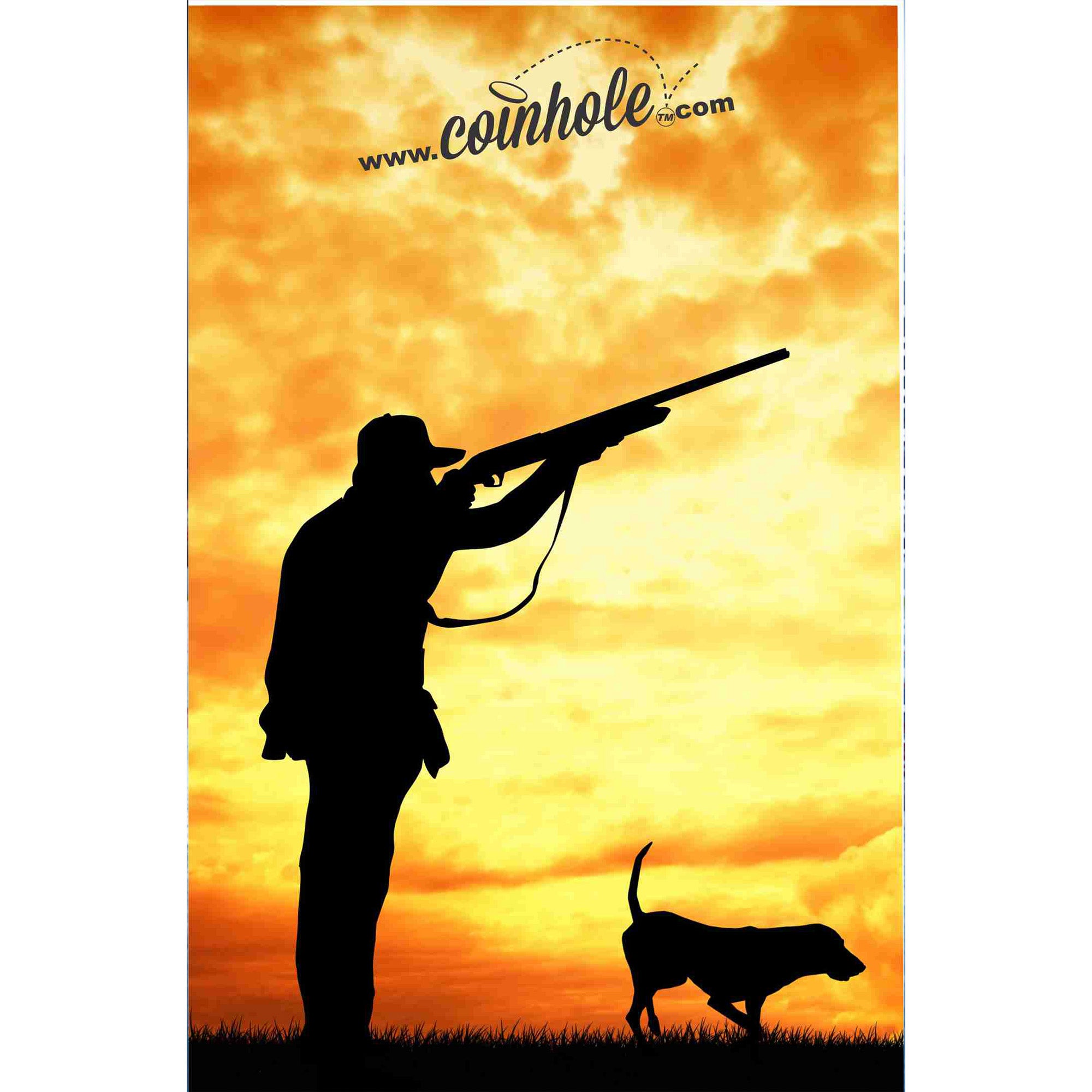 Hunter With Dog Coinhole®