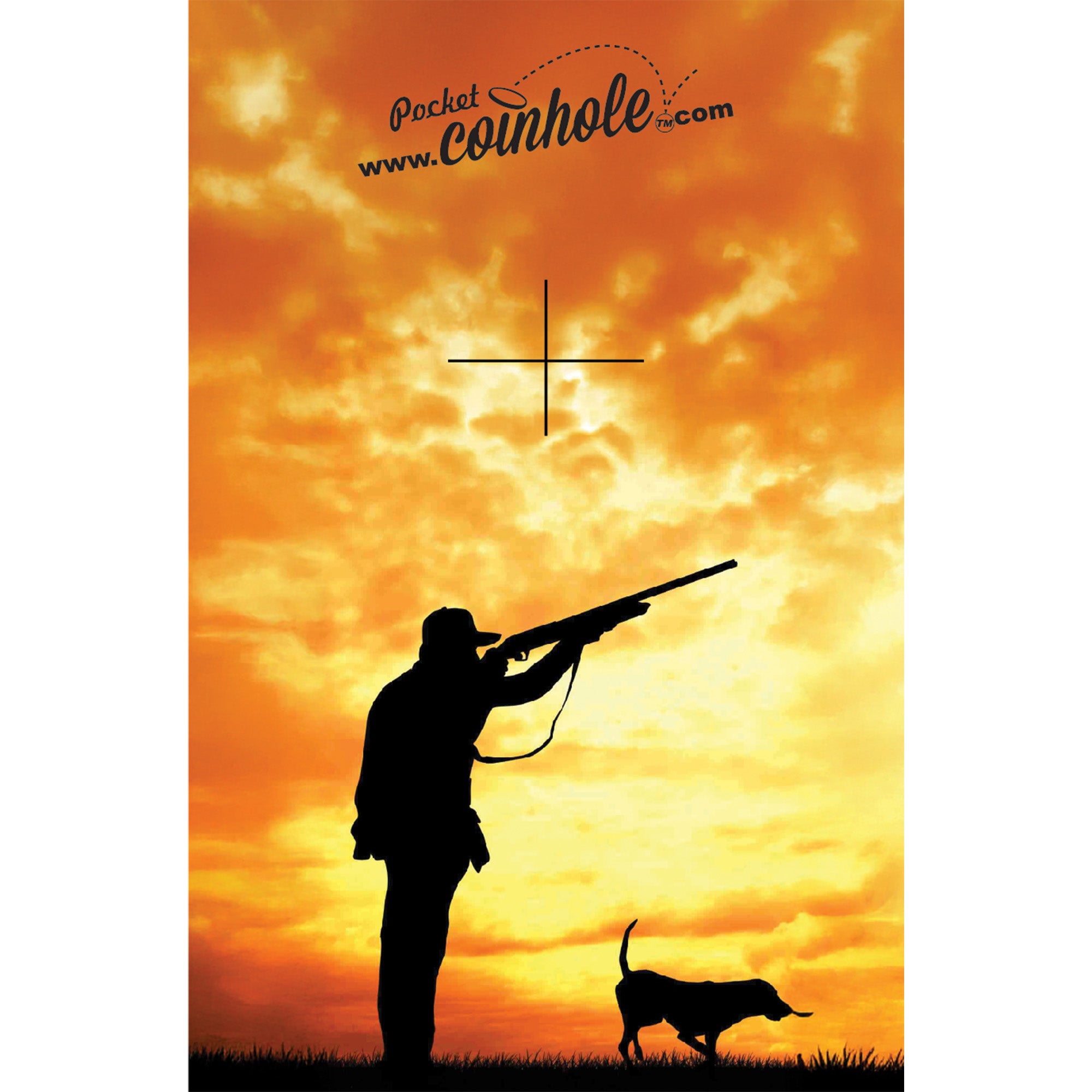 Hunter With Dog Coinhole®