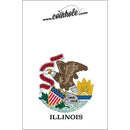 Illinois State Flag Coinhole®