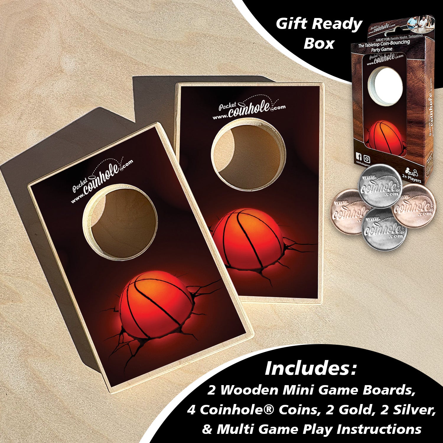Basketball Coinhole®