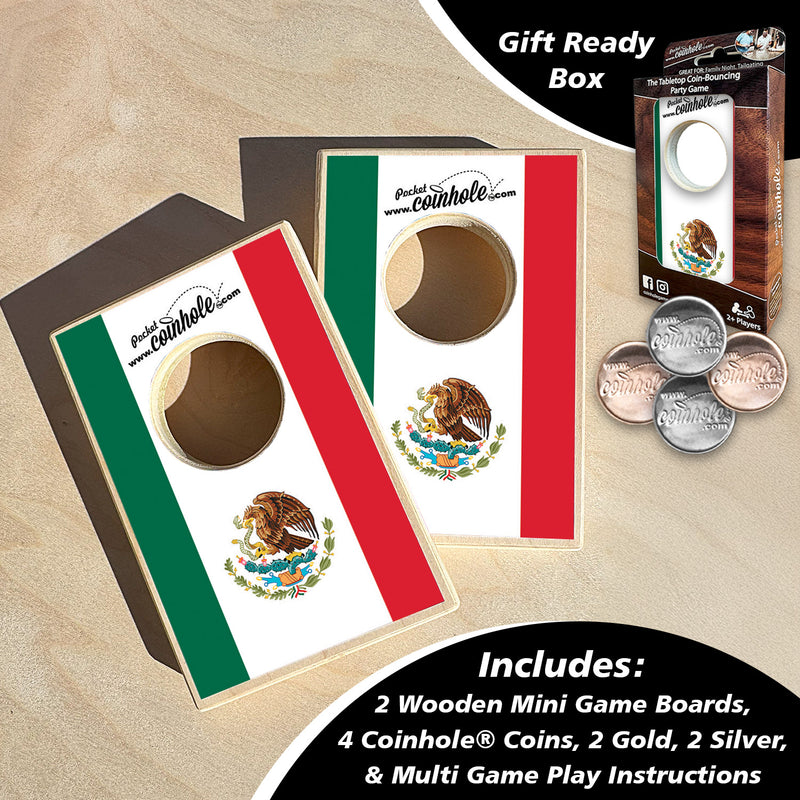 Mexico Flag Coinhole®