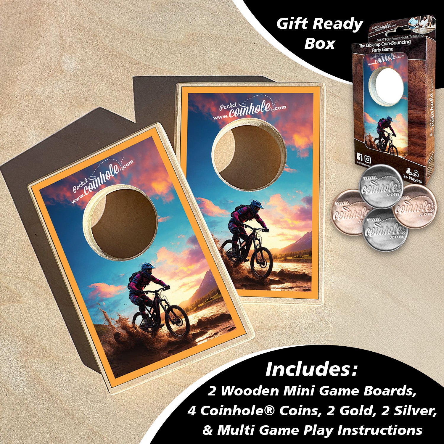 Mountain Biking Coinhole®