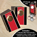 Red and Black Stripe Coinhole®