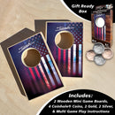 Textured American Flag Coinhole®