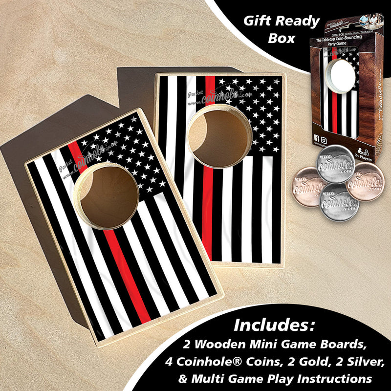 Thin Red Line Fireman Coinhole®