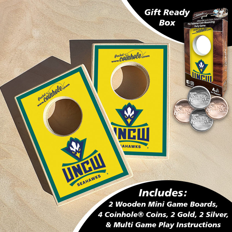 University of North Carolina Wilmington Yellow Coinhole®