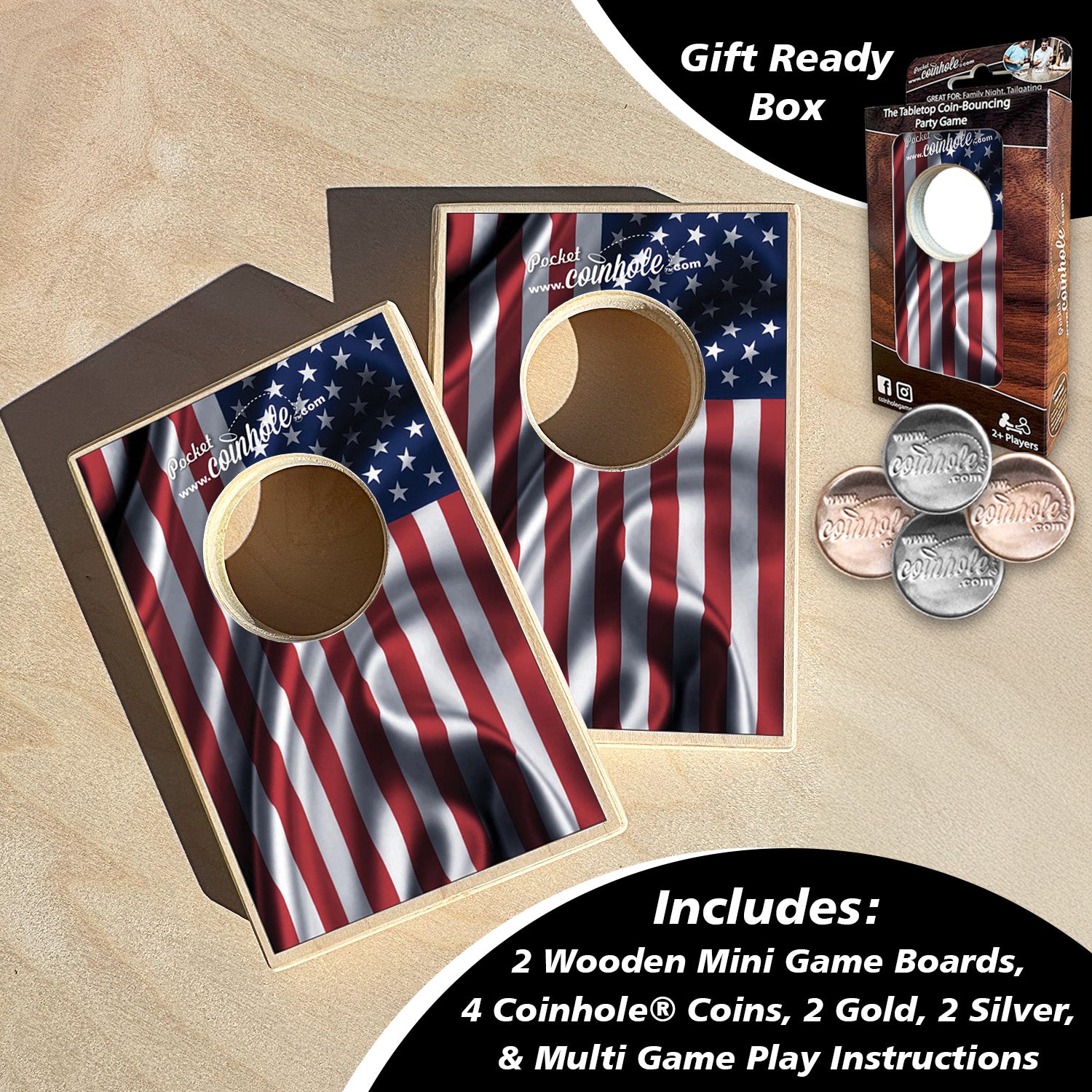 American Flag Coinhole®