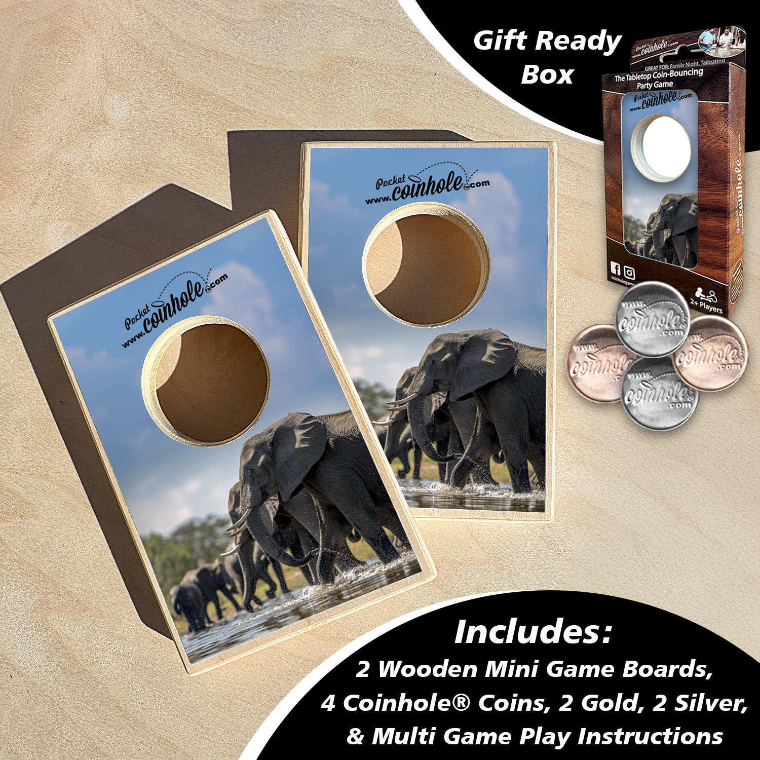 Elephant Coinhole®