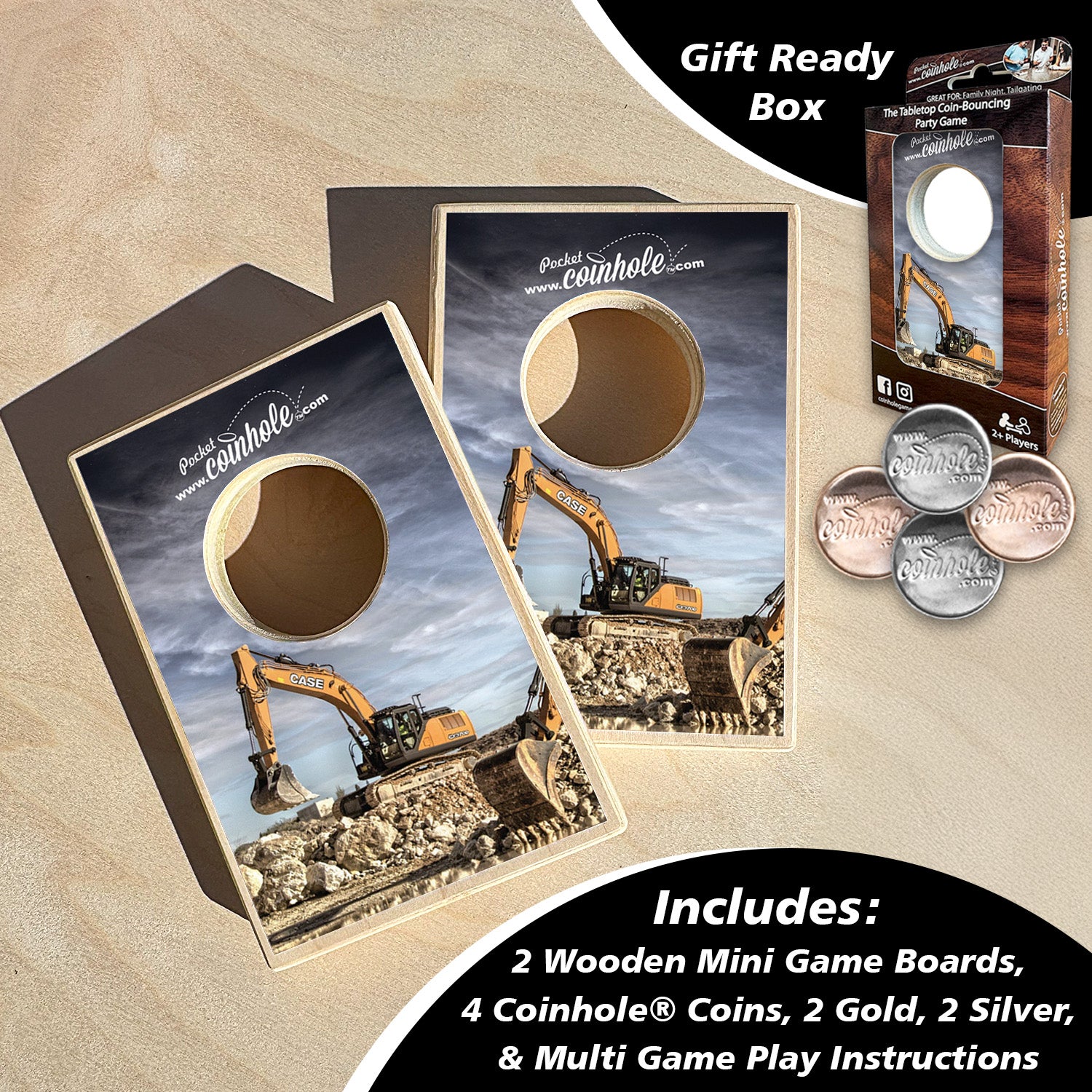 Excavator Coinhole®