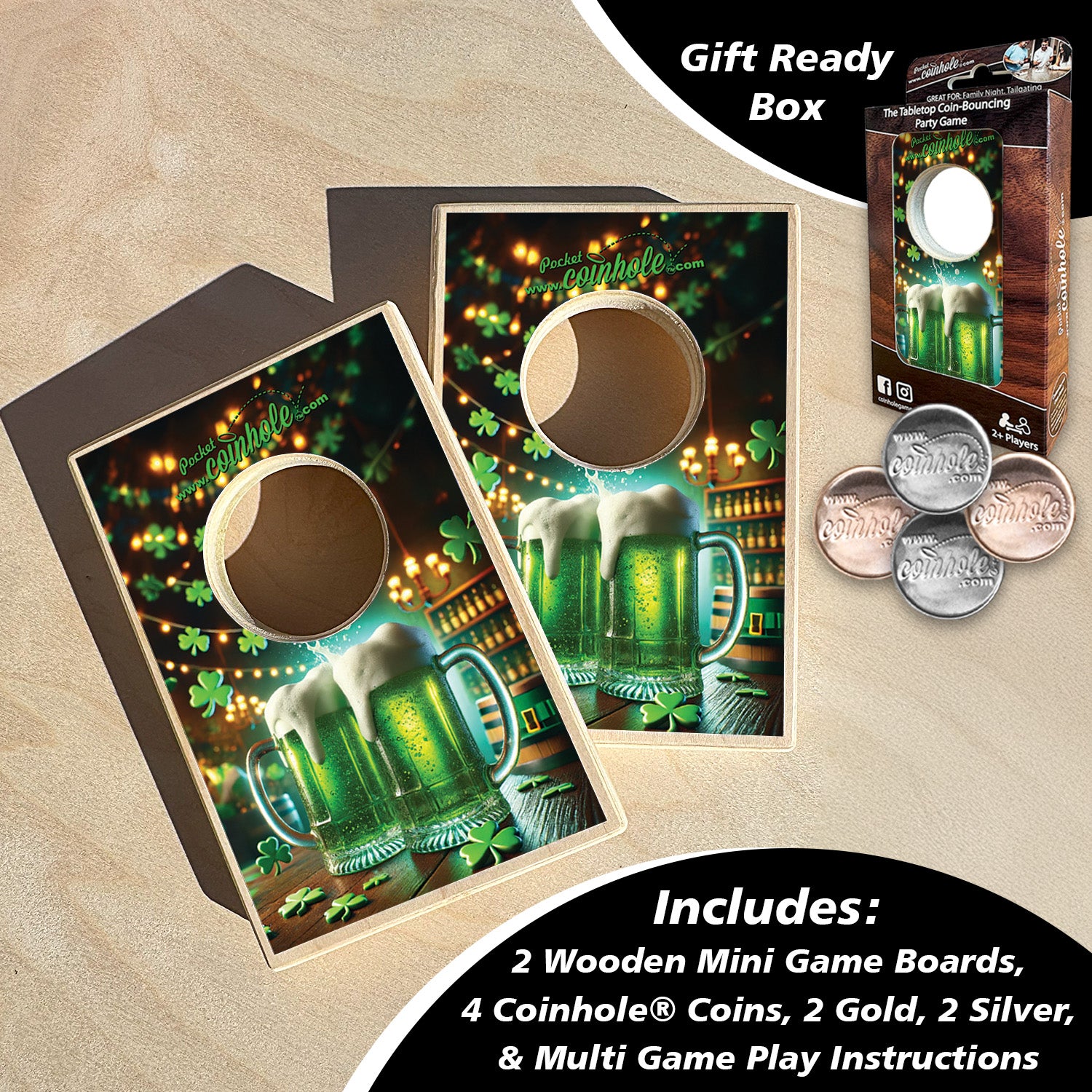 Green Beer Coinhole®