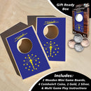Indiana State Flag Coinhole®