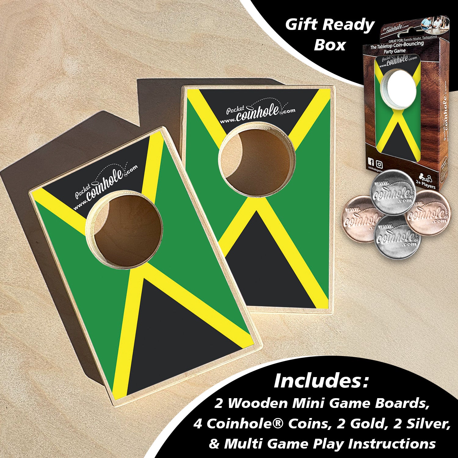 Jamaica Flag Coinhole®