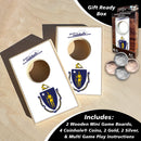 Massachusetts State Flag Coinhole®