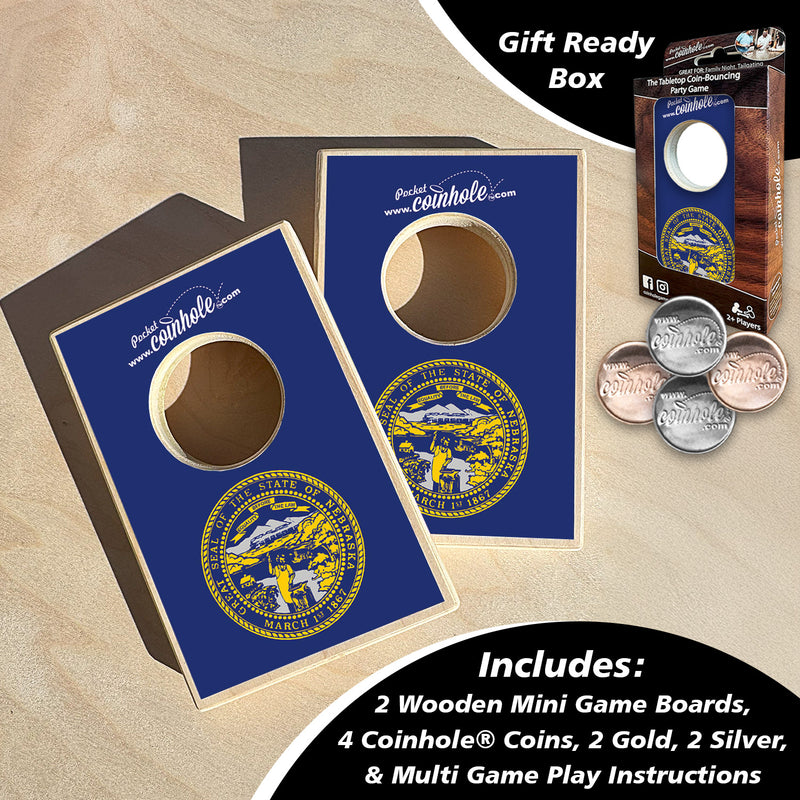 Nebraska State Flag Coinhole®