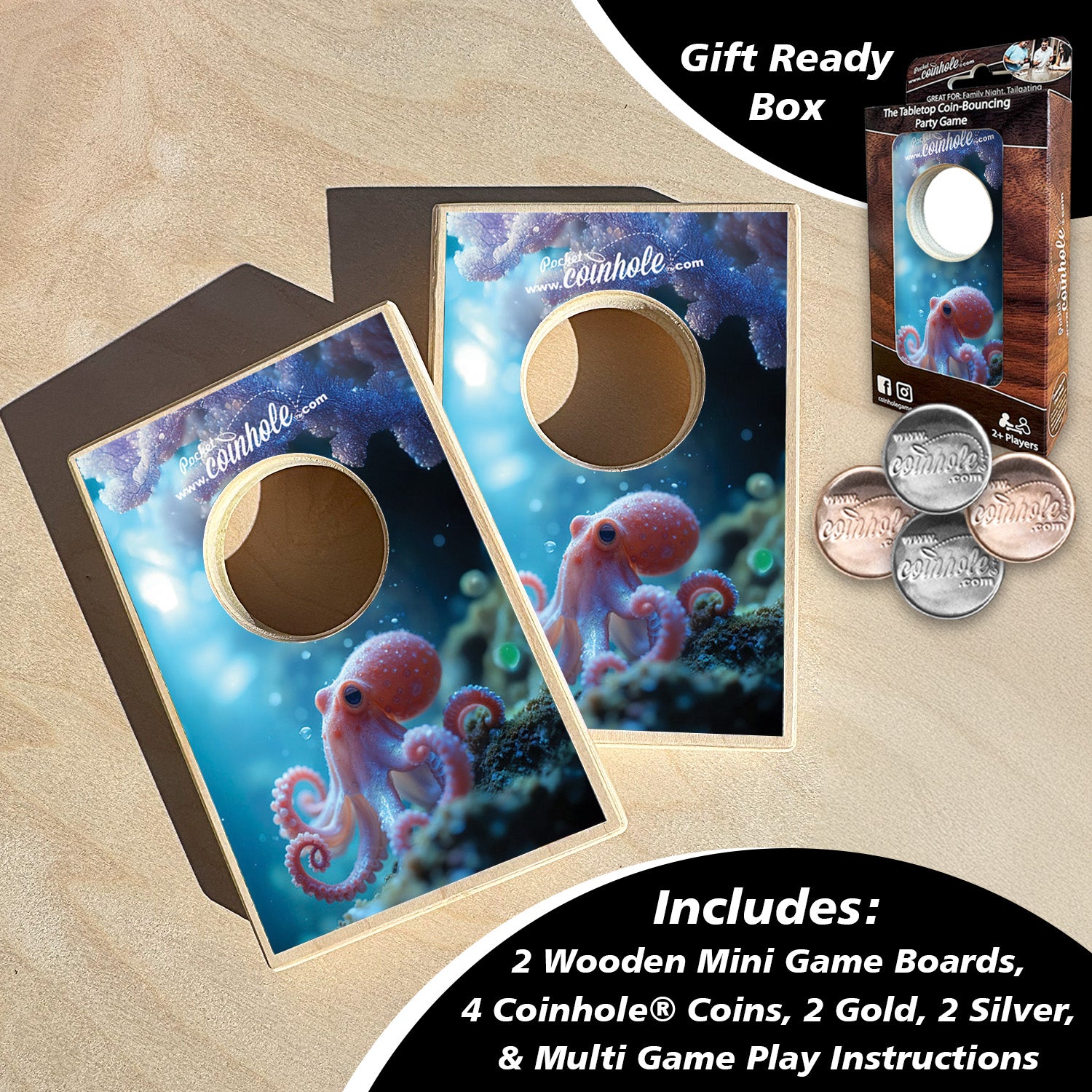 Octopus Coinhole®