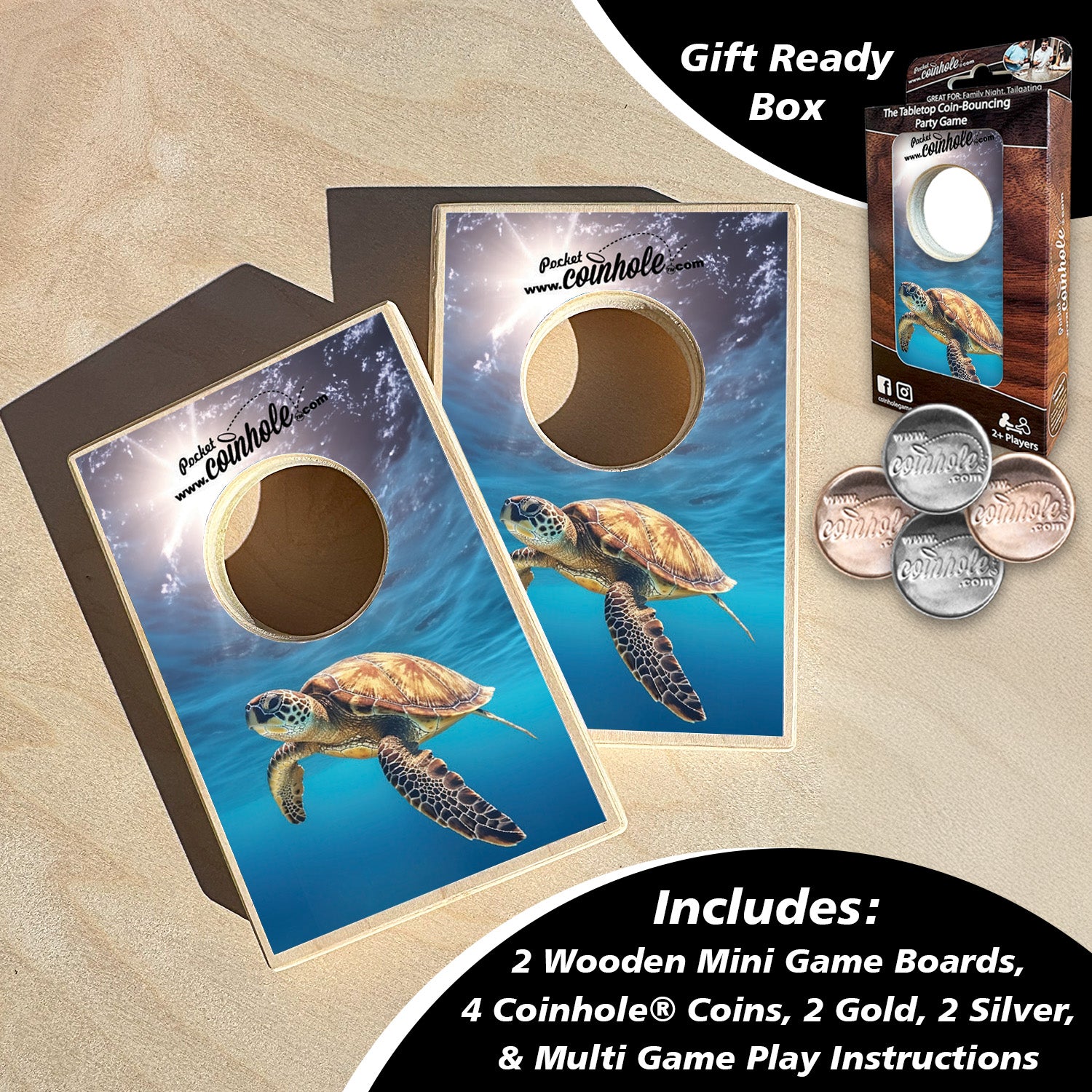 Sea Turtle Coinhole®