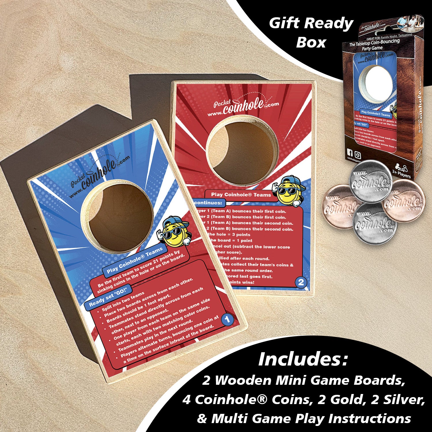 Official Teams Rules POCKET Coinhole®