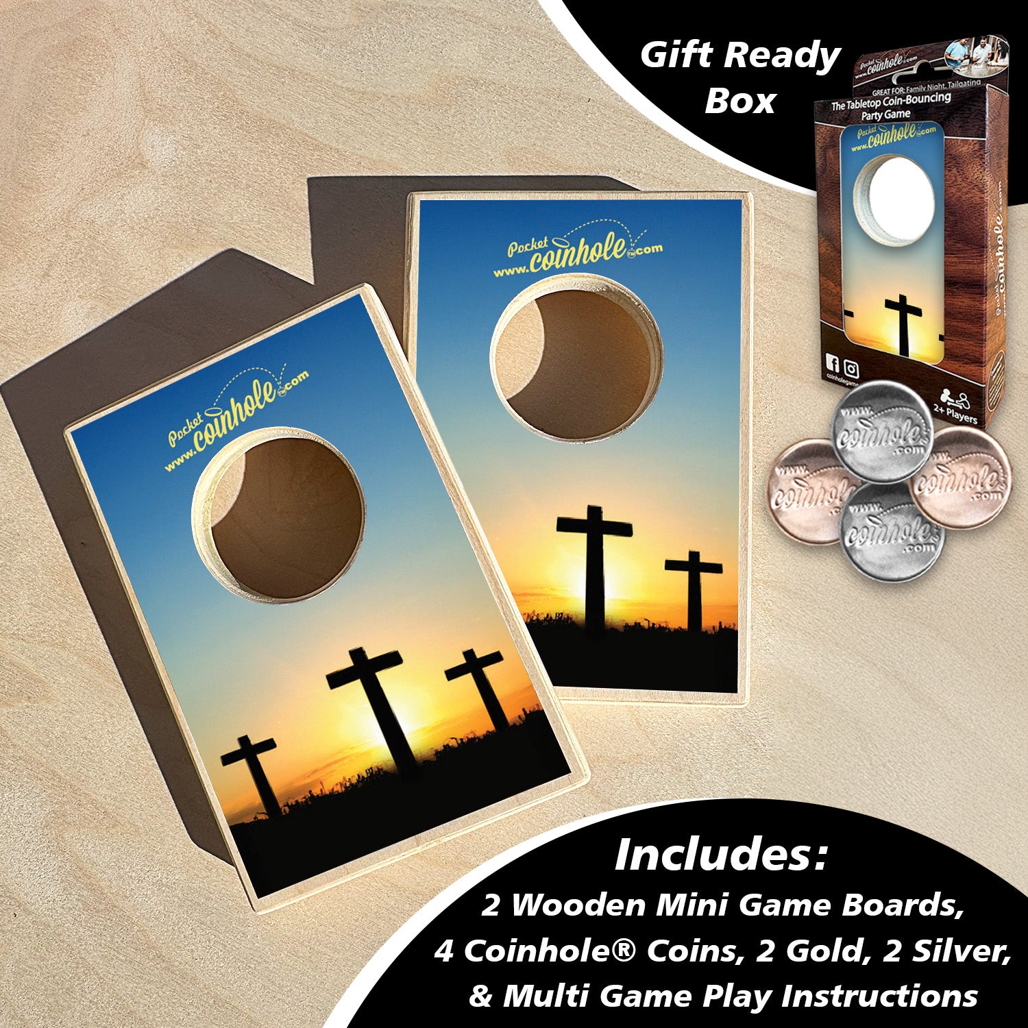 Three Crosses Coinhole®